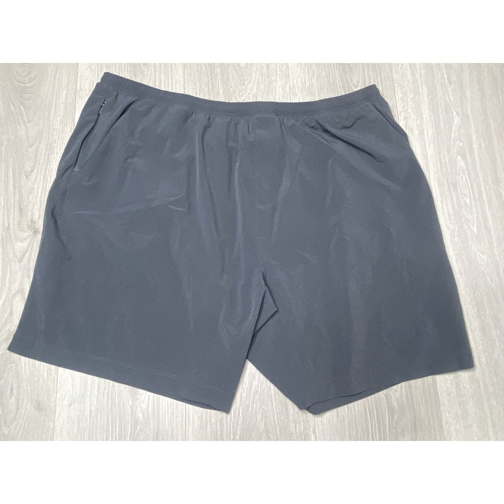 IBKUL Shorts Mens XXL Gray Performance Athletic Golf Activewear Stretch